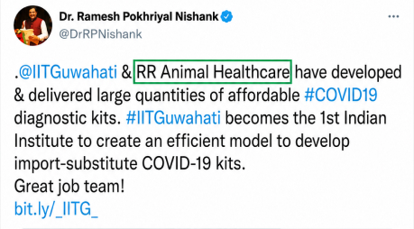 tweet_Health Minister of India